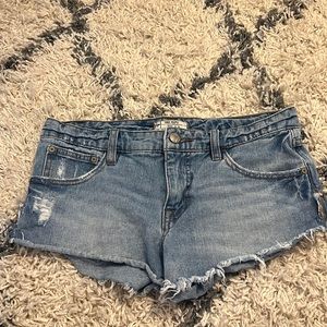 Free People jean shorts